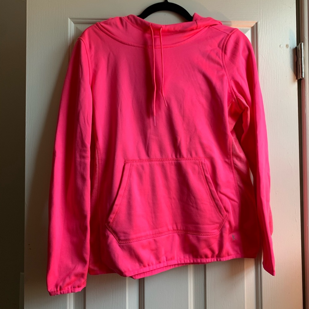 Pink exercise hoodie